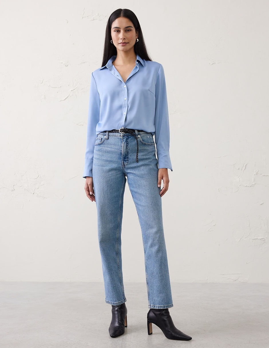 Camisa manga larga para mujer