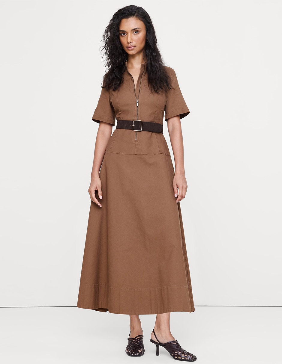 Vestido midi casual para mujer Vestido midi casual para mujer
