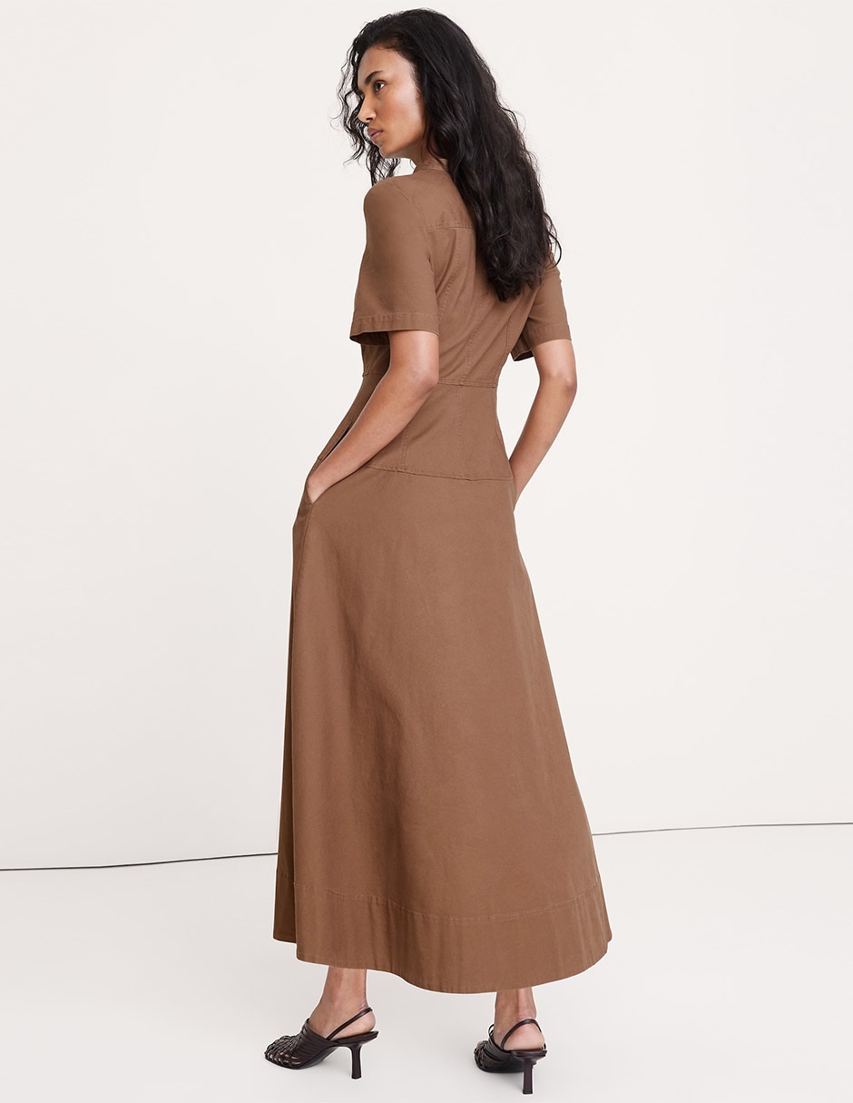 Vestido midi casual para mujer 2