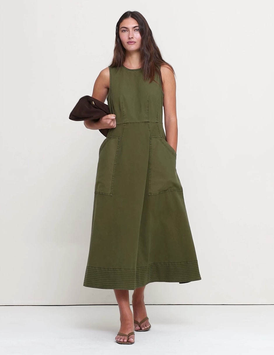 Vestido largo casual para mujer
