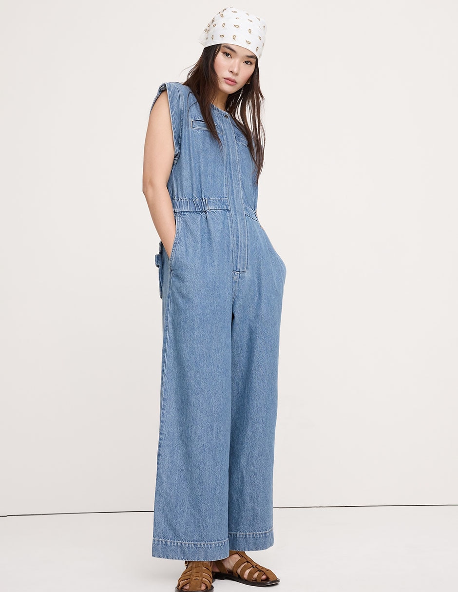 Jumpsuit de mezclilla para mujer