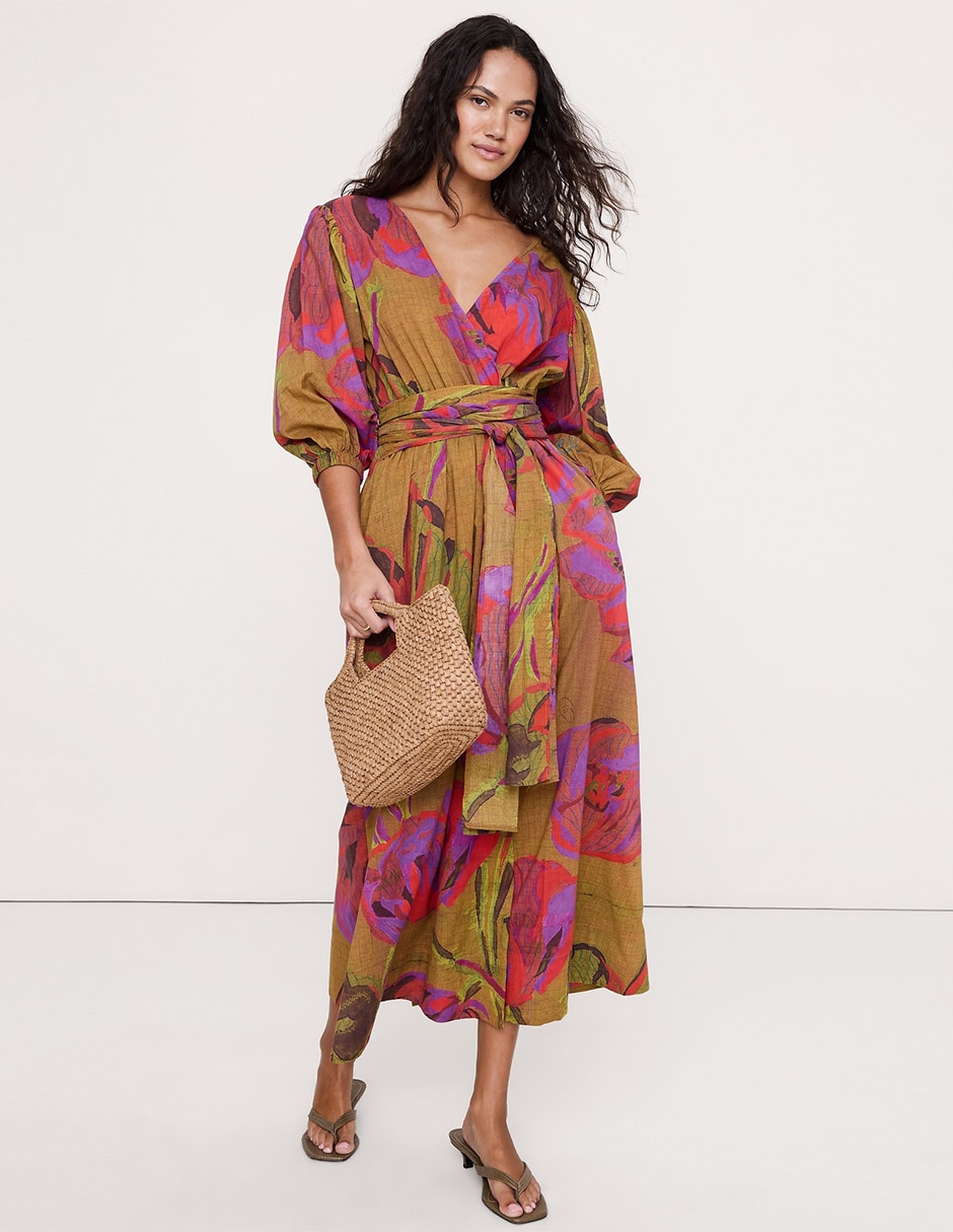 Vestido midi casual para mujer
