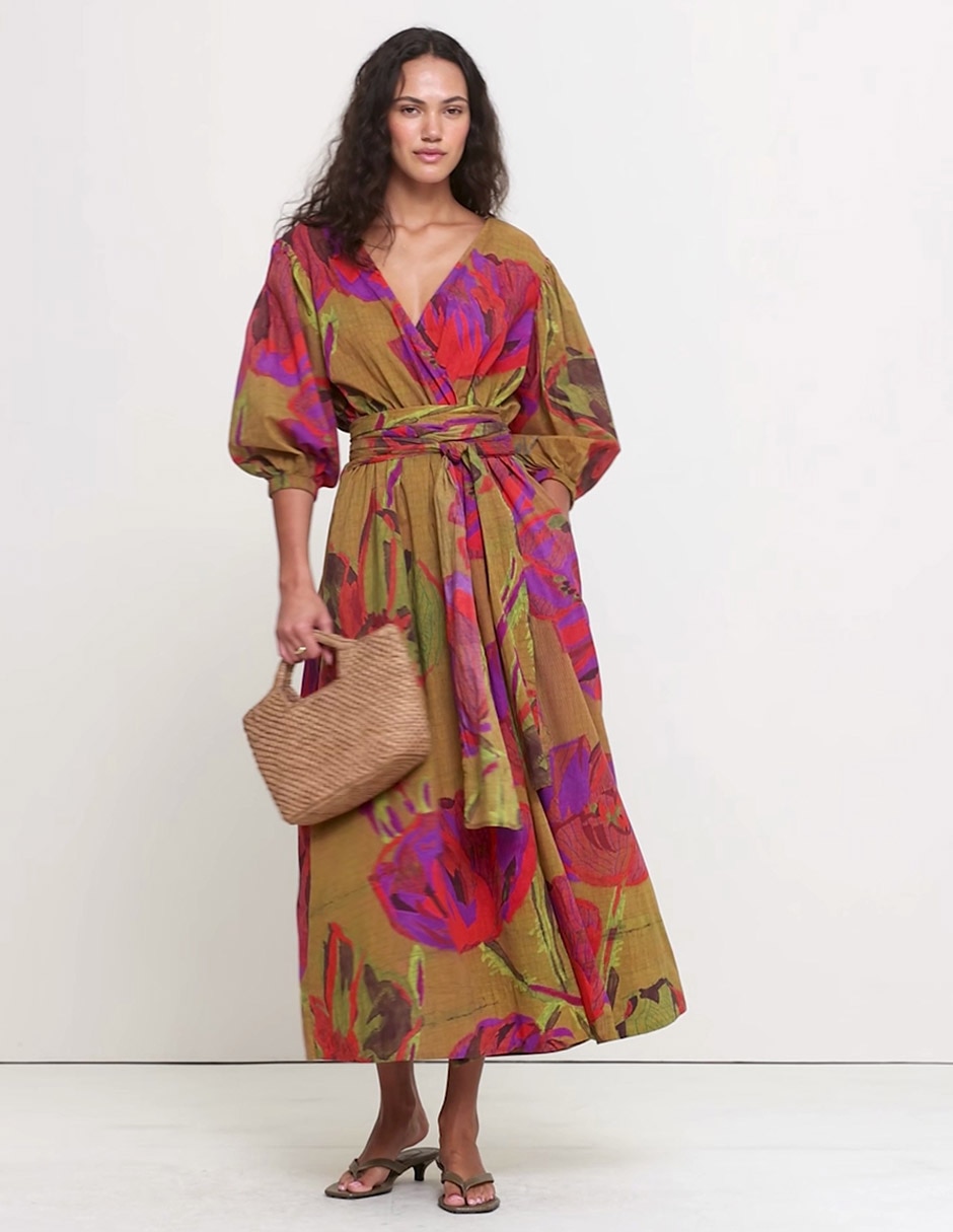 Vestido midi casual para mujer 4