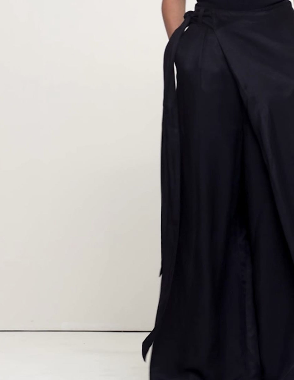 PANTALÓN BANANA 875189 LINO, XG, NEGRO