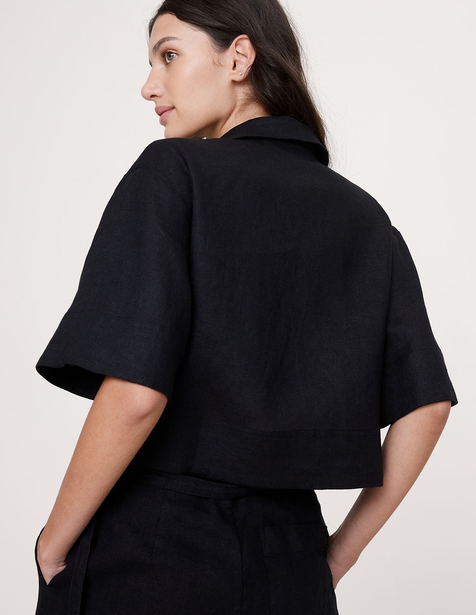 BLUSA BANANA 875208 AMPLIA N, M, NEGRO