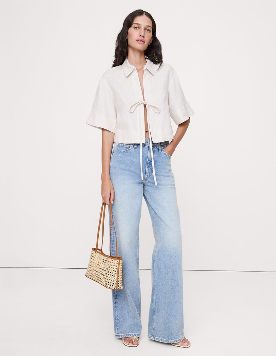 Blusa manga al codo para mujer 3