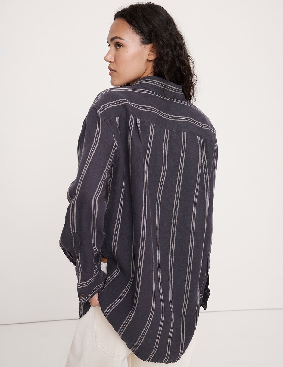 CAMISA BANANA 875218, XG, AZUL MARINO