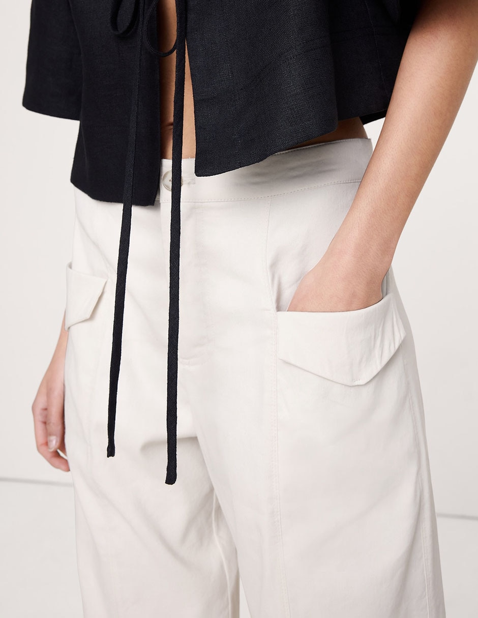 Pantalón relaxed straight para mujer 3