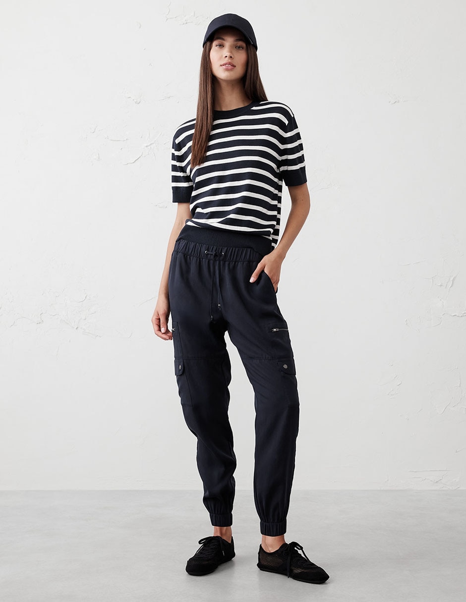 Pantalón cargo slim para mujer