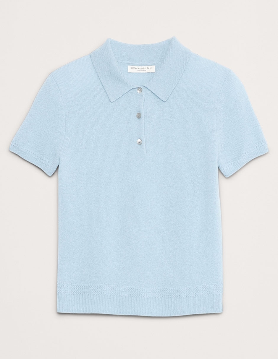 Suéter cuello polo para mujer