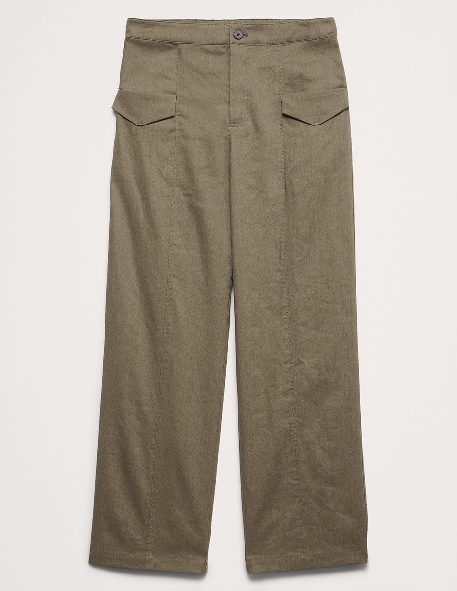Pantalón relaxed straight para mujer