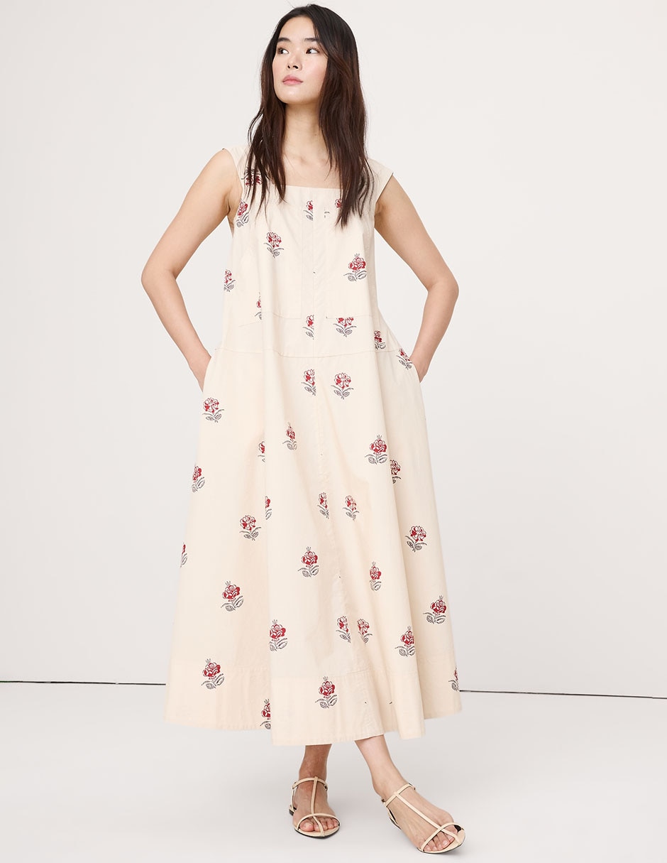 Vestido crop casual para mujer
