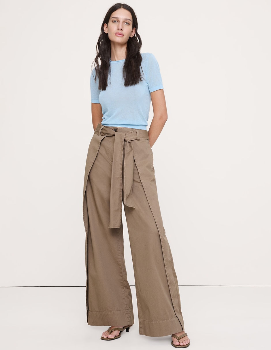 Pantalón wide leg para mujer