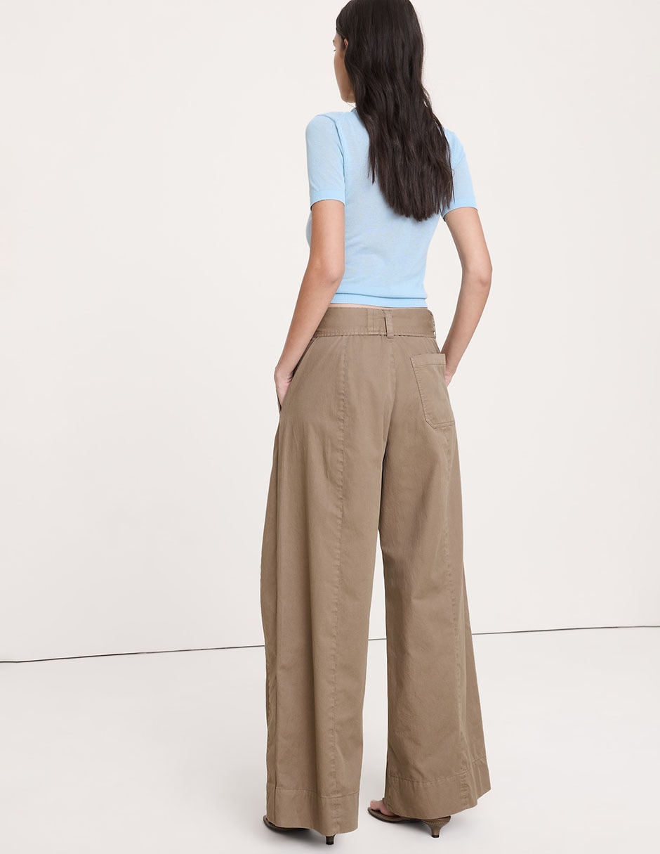PANTALÓN BANANA 875450 WIDE, 14, KHAKI