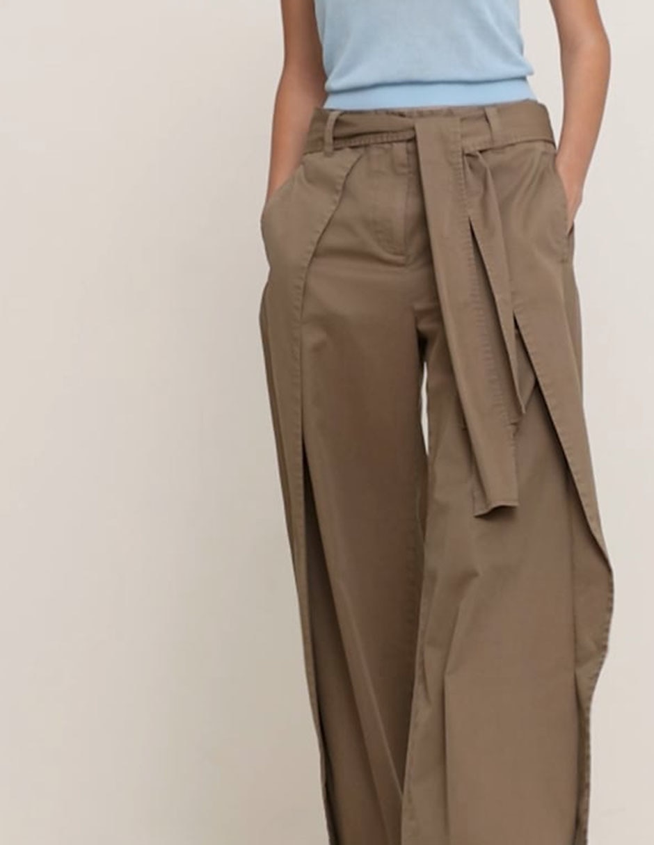 PANTALÓN BANANA 875450 WIDE, 14, KHAKI