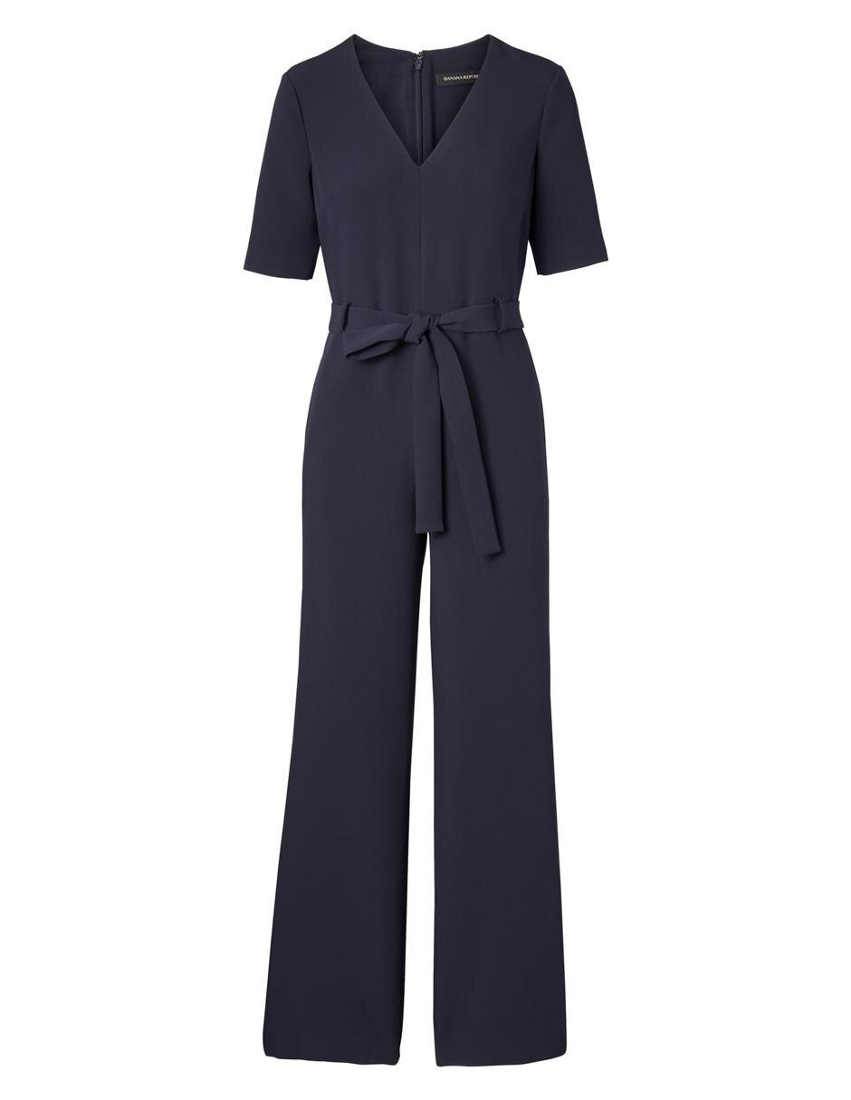 white jumpsuit banana republic